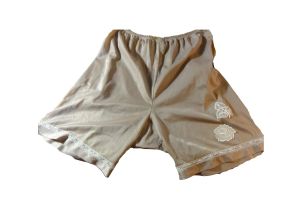 Vintage 50s-60s Pettipants Bloomers Mocha Taupe Beige Nylon Lacy Lingerie by Penneys Gaymode