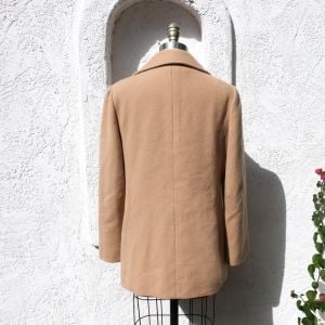 Fall Jacket, 1970s Wool Blazer Size M, with Wide Lapels - Fashionconservatory.com