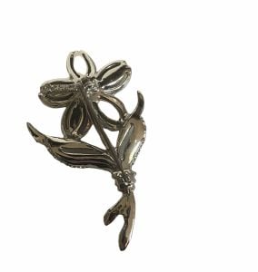 1950’s Vintage MCM Silver Flower Brooch by Sarah Coventry Gift for Her - Fashionconservatory.com