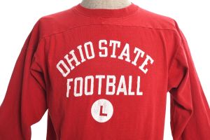 1970s Ohio State Football Shirt |  Vintage 70s Champion Red Football Shirt | Champion Brand - Fashionconservatory.com