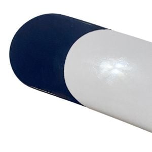 Laurent Olivier 1970’s Mod Look Blue & White French Hair Clip Barrette - Fashionconservatory.com