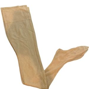 Circa 1960s Vintage Deadstock French Stockings in Nude - Fashionconservatory.com