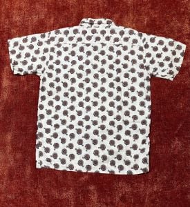 XS/ 50’s,60’s Novelty Print Shirt with Pocket Watches for Boys/Girls/Women, Mid Century Boys Medium  - Fashionconservatory.com