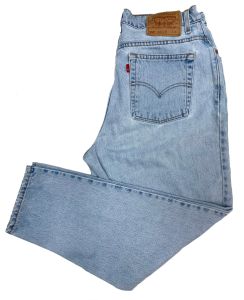 Vintage 90s Levi's 550 High Waist Tapered Leg Jeans | Mom Jeans | Fits L/XL W 34'' x L 28'' - Fashionconservatory.com