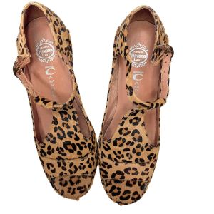 Vintage Y2K Jeffrey Campbell Cheetah Leopard fur FOXY platform Heels shoes | 8 - Fashionconservatory.com