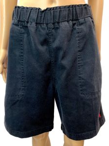 80s Ralph Lauren POLO High Waist Pull On Shorts | Black w Red Pony | W 30 - 36''