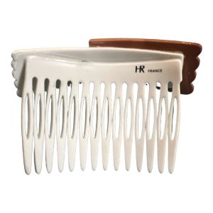Bold 1980’s Deadstock French Hair Comb by HR France - Fashionconservatory.com