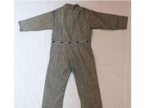 Vintage 1930s Boy's Denim Work Wear - Railroad Conductor Coverall - Size 5 Authentic 30s Deadstock - Fashionconservatory.com