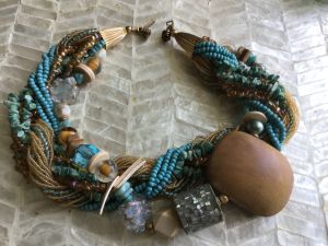 Beautiful L Accessoire by Lucille Gauthier Torsade Necklace 