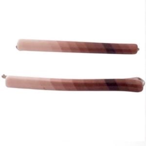 1970s Vintage Metal Back Hair Clips Bobby Pins in Brown Ombré , Deadstock, 2.5”