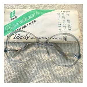 1980’s Oversized Drop Arm Thick Frames for Eyeglasses or Sunglasses, Deadstock - Fashionconservatory.com