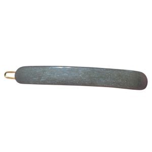 Vintage French Sparkle Bar Hair Clip in Blue  Gray, 1980’s Handmade in Paris - Fashionconservatory.com
