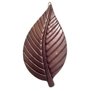 Vintage Purple Leaf French Hair Clip Barretre, Deadstock, Large 2.75”