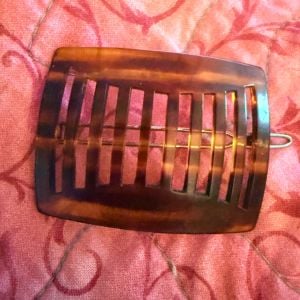 1960’s French Tortoiseshell Statement Barrette Hair Clip, Boho Style, Deadstock  - Fashionconservatory.com