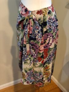 Anne Klein Silk Sarong Skirt - Size 8 - Fashionconservatory.com
