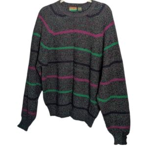 Vintage 1980s Oakton Limited Men’s Knit Sweater - Fashionconservatory.com