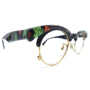 Vintage 1980’s TRACTION PRODUCTIONS France Angular Eyeglasses Frames, Unisex - Fashionconservatory.com