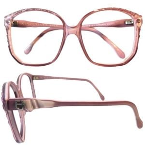 Vintage EMANUELLE KHANH Frames Eyeglasses or Sunglasses, Mauve Pink Color New - Fashionconservatory.com
