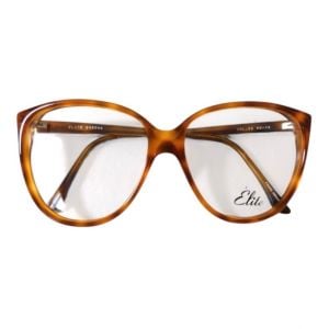 1980’s Vintage Cateye Eyeglasses in Tortoiseshell Brown, Oversized, Deadstock/Unworn