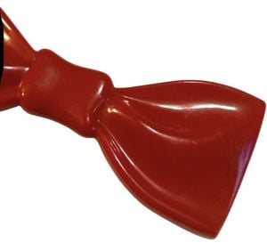 Vintage Cherry Red Bow Barrette for a Mod or Rockabilly Gal, Made in France, NOS - Fashionconservatory.com