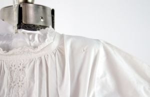 Edwardian christening gown white cotton - Fashionconservatory.com