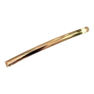 Vintage Extra Long French Hair Clip Bobby Pin in Shiny Gold, Unworn, 3.5”