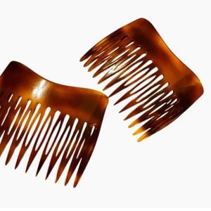 1970’s Paul Marchael French Tortoiseshell Color Hair Combs,   Deadstock/Unworn