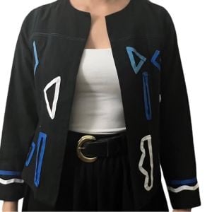 1980’s Vintage Lightweight Blazer/Lightweight Jacket, Black, Small / Medium