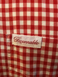 Woman's Red & White Gingham Facconable Classic Cotton Shirt  - Fashionconservatory.com