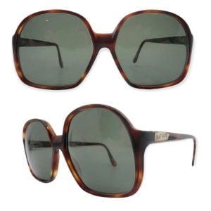 Vintage 1970’s Brown Sunglasses, Acetate, Mod K44, Unisex  - Fashionconservatory.com