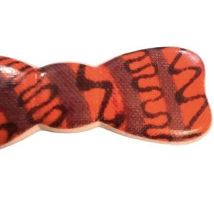 1980’s Vintage Mod Style French Bow Barrette Red, Deadstock/ Unworn - Fashionconservatory.com