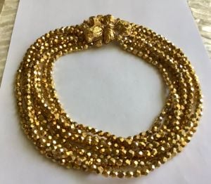 Vintage Vogue Showstopper GoldTone Nuggets  - Fashionconservatory.com