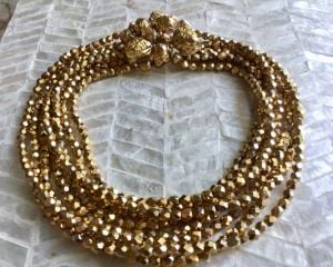 Vintage Vogue Showstopper GoldTone Nuggets 