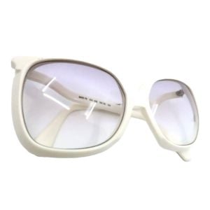 Vintage 1980’s Silhouette White Sunglasses, Mod 70   - Fashionconservatory.com