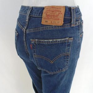 501 Jeans, 28/29, Y2K VINTAGE, Button Fly, Straight leg, Darker wash