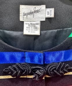 90s Multicolor RIBBON Striped Crop Jacket - Fashionconservatory.com