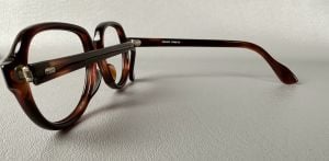 Deadstock Eyeglass Frames Thick Brown, USA Lisa - Fashionconservatory.com