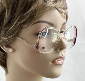 Vintage 80s Deadstock Eyeglass Frames, Logo Paris