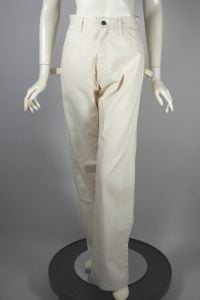 Unworn Dee Cee off-white 70s carpenter pant wide leg jean 29 X 34 - Fashionconservatory.com