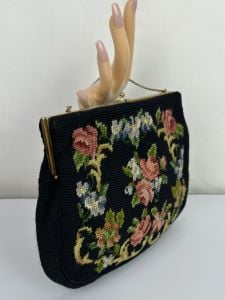 Vintage Needlepoint Handbag - Fashionconservatory.com