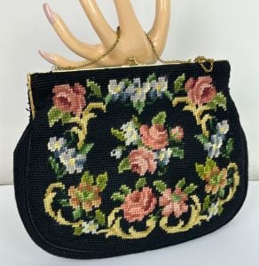 Vintage Needlepoint Handbag
