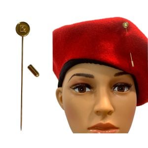 70s Gold Tone Logo Stick Pin Hat Pin  - Fashionconservatory.com