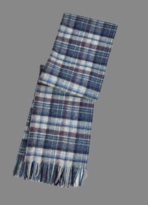 Vintage Wool Plaid Pendleton Scarf in Original Box, Deadstock 60s - Fashionconservatory.com