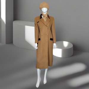 1960s Vintage Valentino Boutiqe Double-breasted  Camel Hair Coat - Fashionconservatory.com