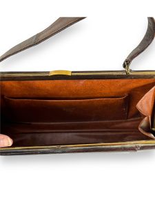 1950s/60s reptile lizard handbag by Escort - Fashionconservatory.com
