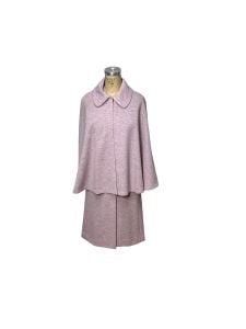 1960s knit dress with matching cape Size M