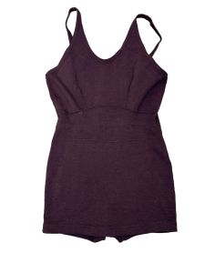 1920s brown wool tank swimsuit - Fashionconservatory.com