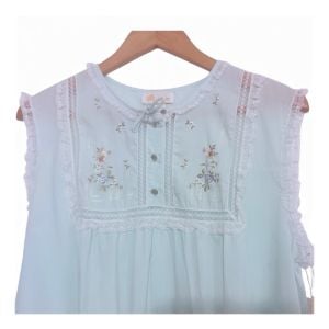 Vintage Lightweight Semi Sheer Soft Nightgown or House Dress by Barbizon, M, NWT - Fashionconservatory.com