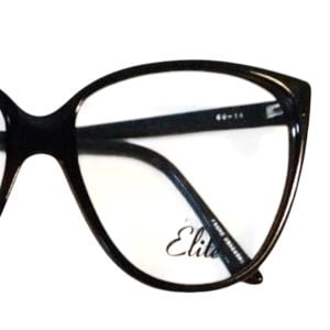 1980’s Vintage Cateye Eyeglasses in Black, Oversized, Deadstock/Unworn - Fashionconservatory.com