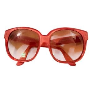 Emmanuelle Khanh Paris Thick Framed Sunglasses in Pink, Mod 8080, Frame France